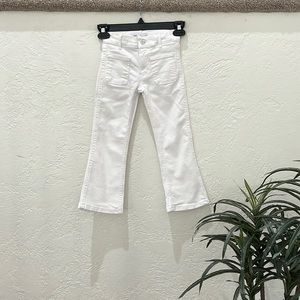 ZARA Girl’s White Flare Jeans EUC